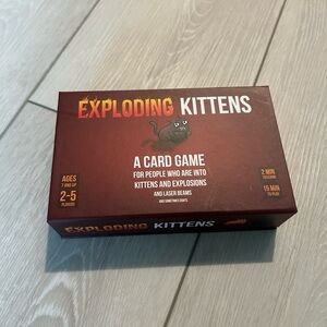 Exploding Kittens Card Game - Red and Black